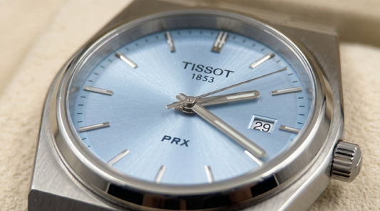 Tisot PRX Powermatic – Ice Blue Dial