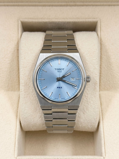 Tisot PRX Powermatic – Ice Blue Dial