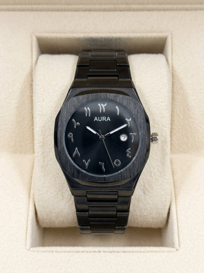 Black Arabic Aura (Stainless Steel)