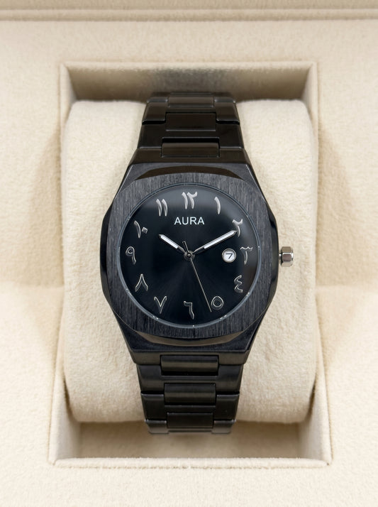 Black Arabic Aura (Stainless Steel)