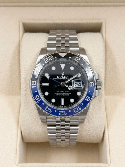 Rollie GMT Master 2 – Black Dial - Blue/Black Bezel