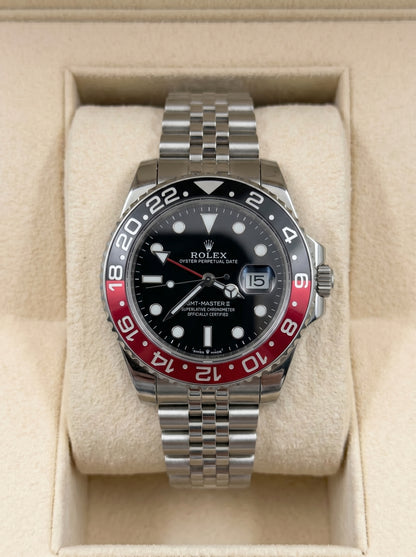 Rollie GMT-Master 2 – Black Dial - Black/Red Bezel