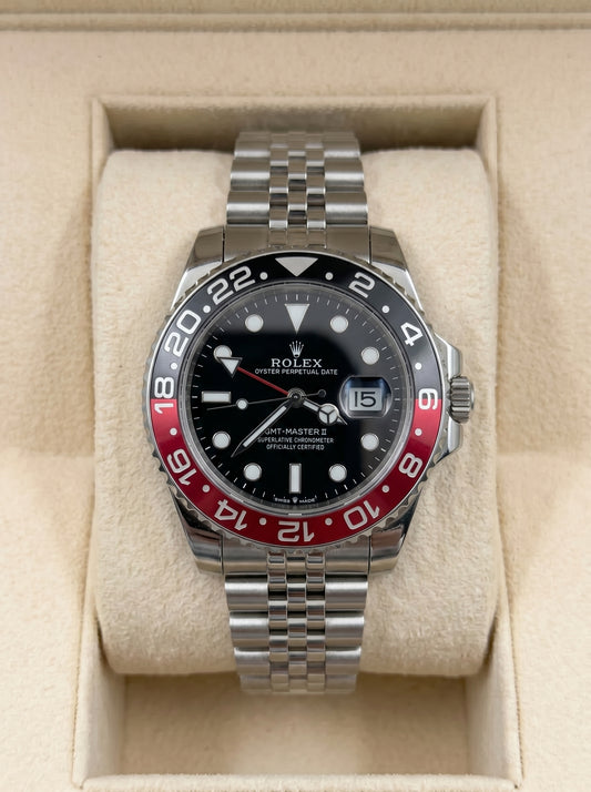 Rollie GMT-Master 2 – Black Dial - Black/Red Bezel