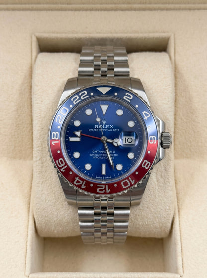 Rollie GMT Master 2 – Blue Dial - Blue/Red Bezel
