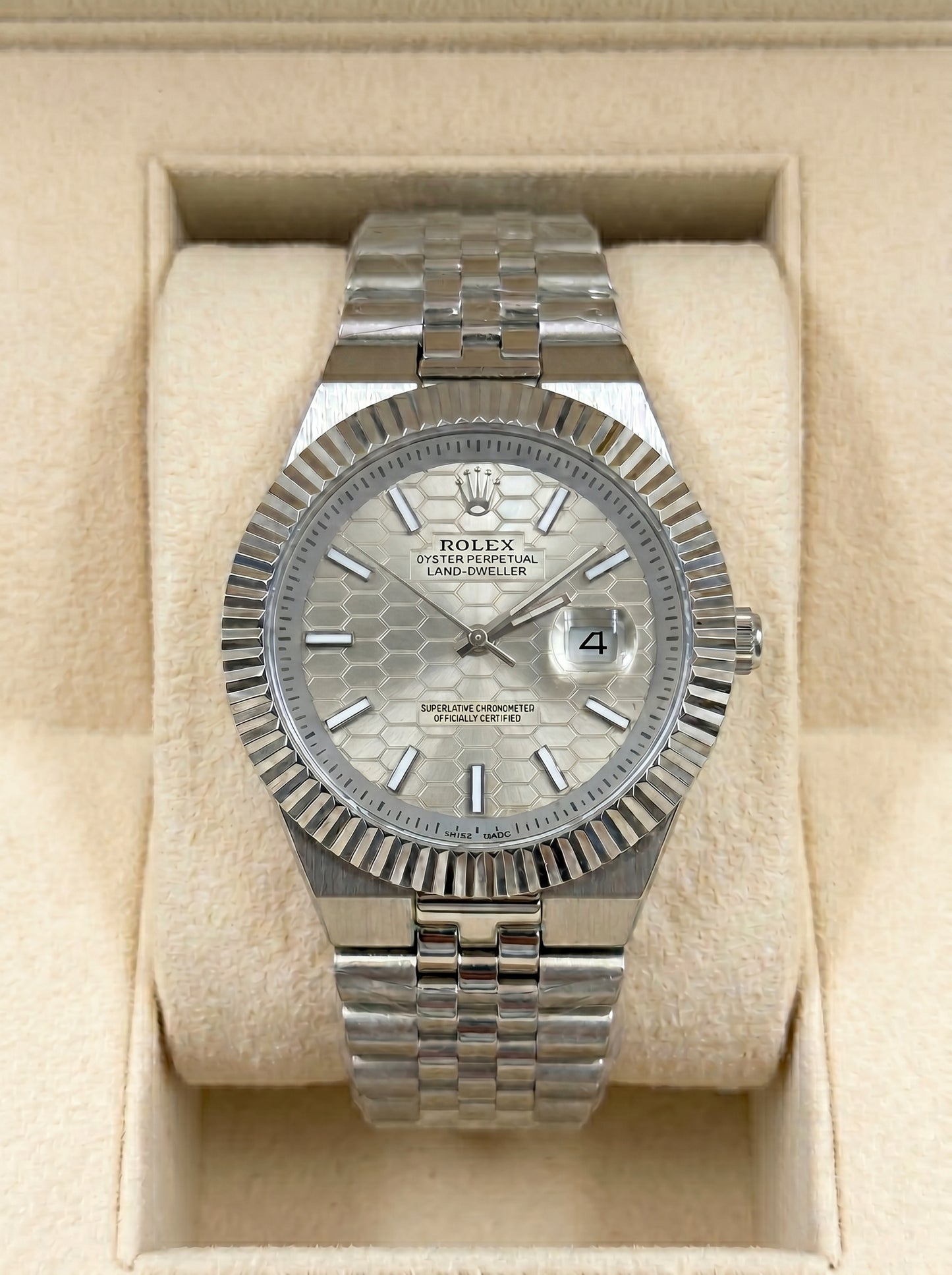 Rollie Land & Dweller Grey Dial - Full Silver Steel