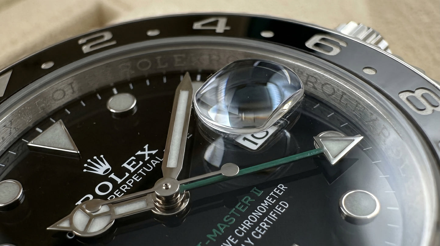 Rollie GMT Master 2 – Black Dial - Black/Grey Bezel