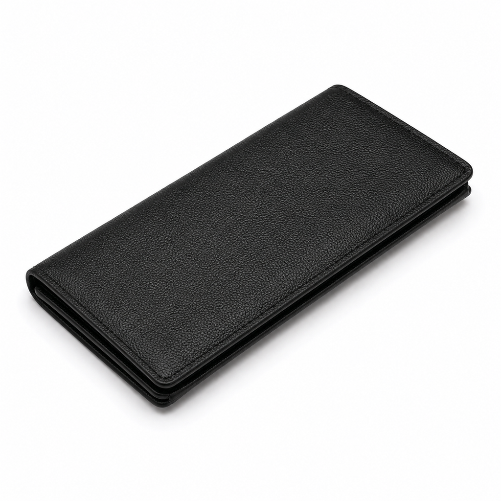Black Long Wallet – Premium Slim Design
