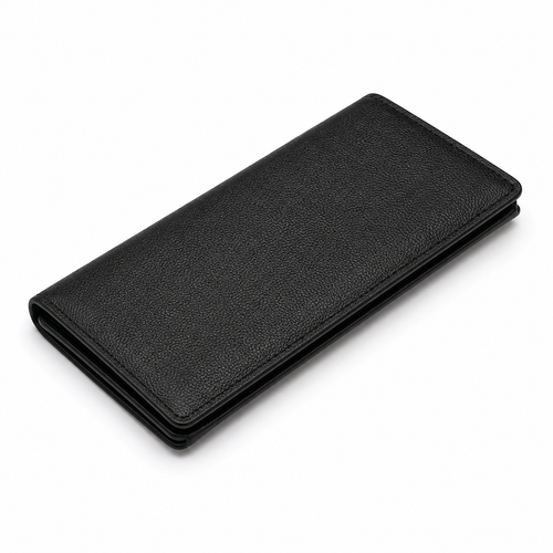Black Long Wallet – Premium Slim Design