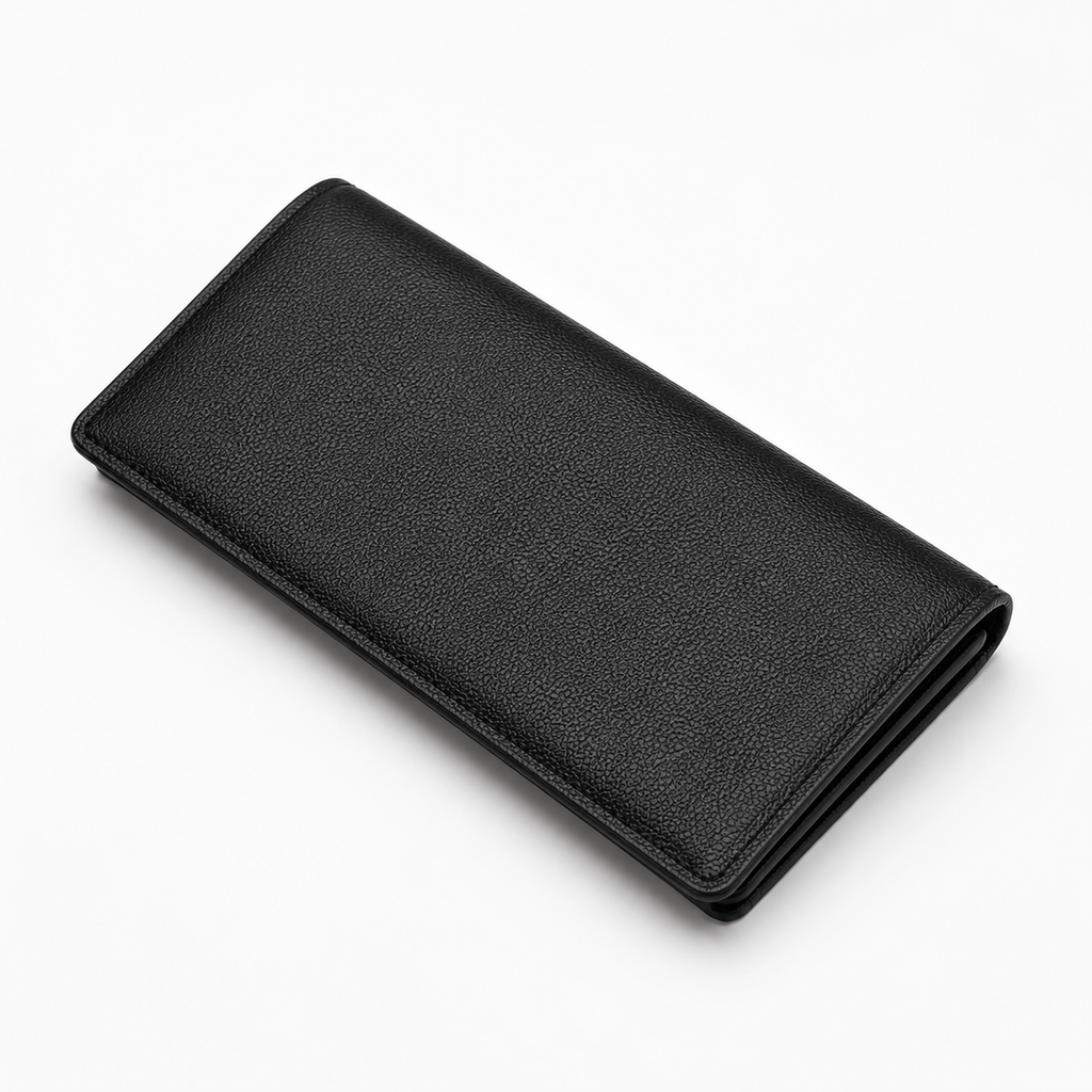Black Long Wallet – Premium Slim Design