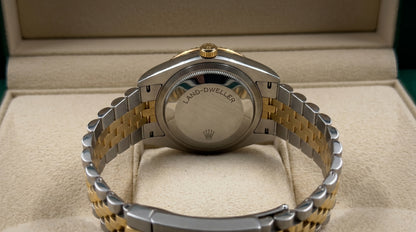 Rollie Land & Dweller Light Blue Dial - Two Tone Gold & Silver