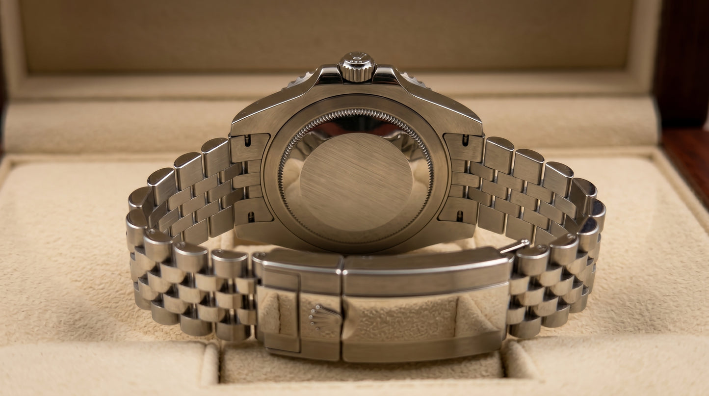 Rollie GMT Master 2 – Black Dial | Silver Steel