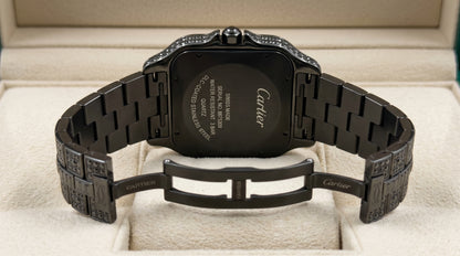 Cartear Big Stones - Black Dial - Black chain