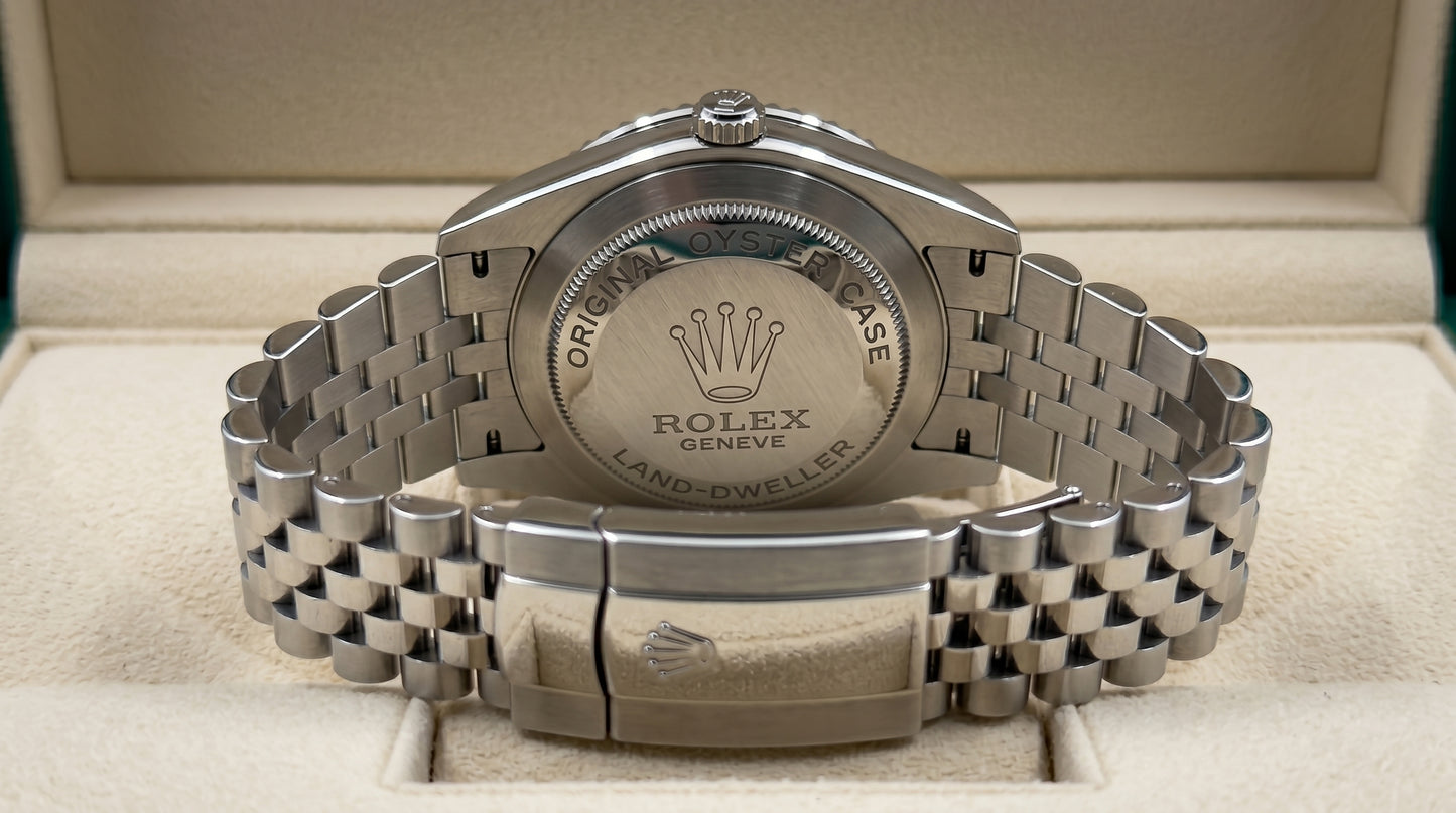 Rollie Land & Dweller Grey Dial - Full Silver Steel