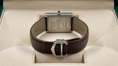 Cartear Tank – Dark Brown Leather Strap