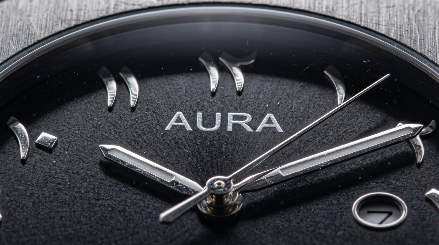 Black Arabic Aura (Stainless Steel)