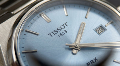 Tisot PRX Powermatic – Ice Blue Dial