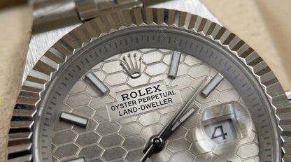 Rollie Land & Dweller Grey Dial - Full Silver Steel