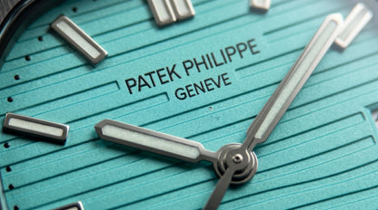 Patek Philippe – Mint Green Dial / Full Black Steel Chain