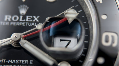 Rollie GMT Master 2 – Black Dial | Silver Steel