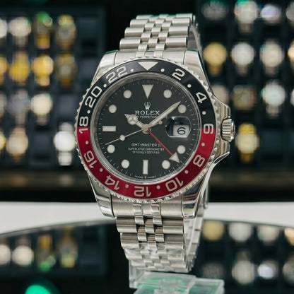 Rollie GMT-Master 2 – Black Dial - Black/Red Bezel