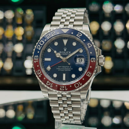 Rollie GMT Master 2 – Blue Dial - Blue/Red Bezel