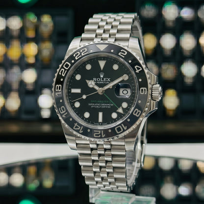 Rollie GMT Master 2 – Black Dial - Black/Grey Bezel