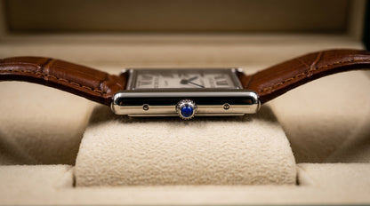 Cartear Tank – Brown Leather Strap