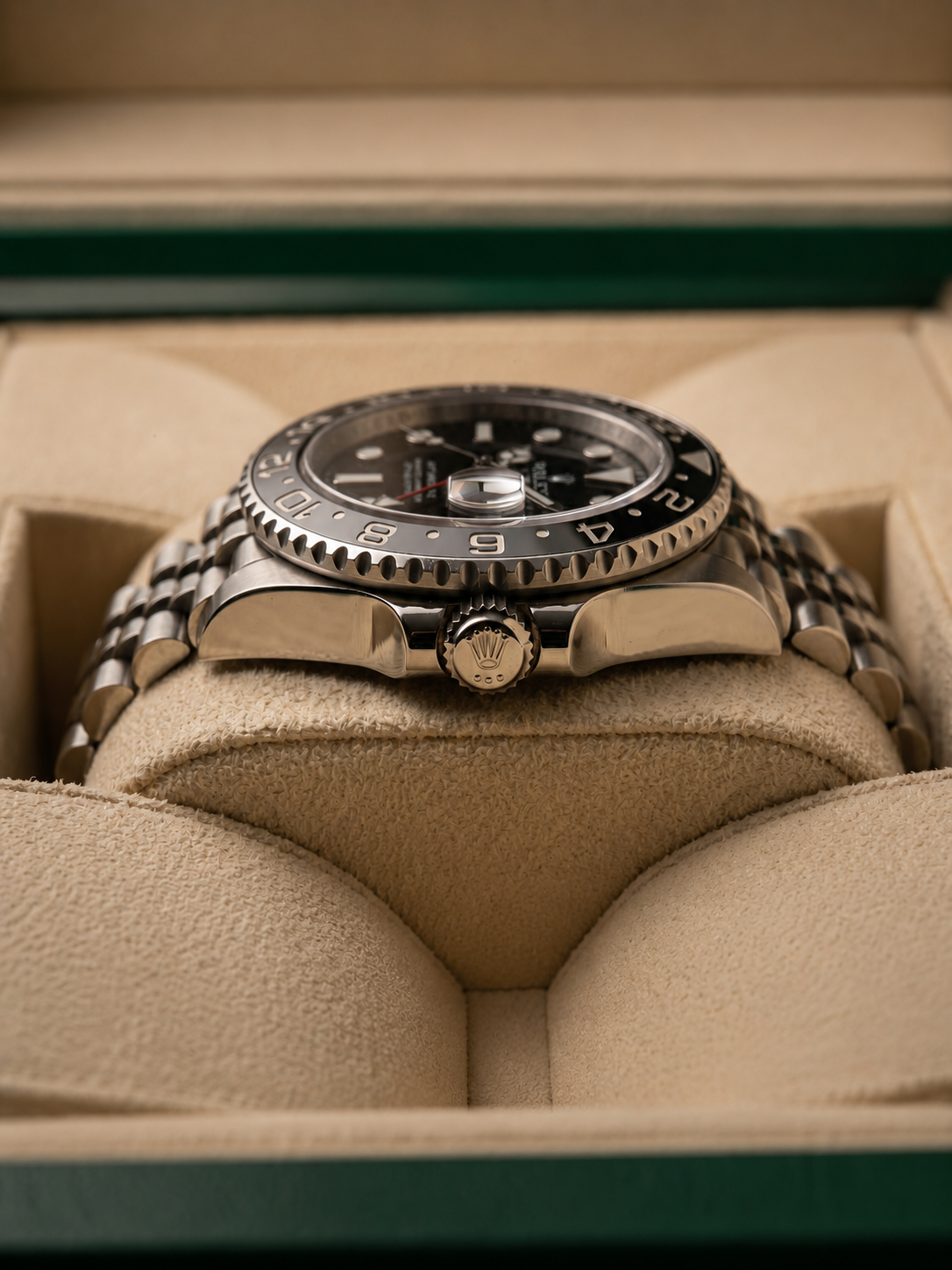 Rollie GMT Master 2 – Black Dial | Silver Steel