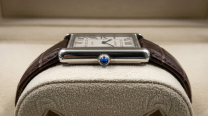 Cartear Tank – Dark Brown Leather Strap
