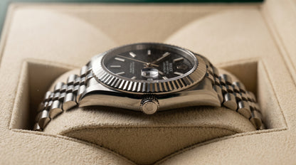 Rollie Land & Dweller Black Dial - Full Silver Steel