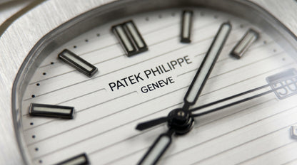 Patek Philippe – White Dial / Silver Steel Chain