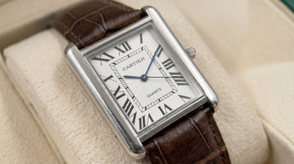 Cartear Tank – Dark Brown Leather Strap