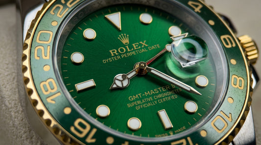 Rollie GMT Master 2 - Green Dial – Two Tone Gold & Steel