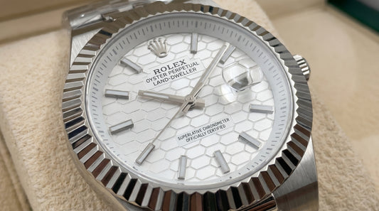Rollie Land & Dweller Light Grey Dial - Full Silver Steel