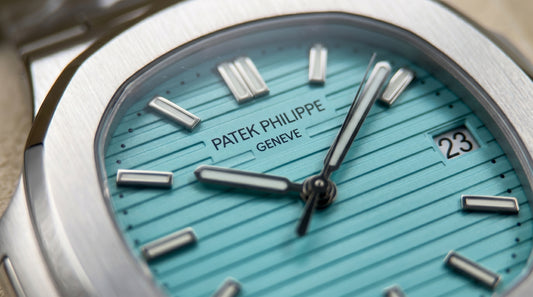 Patek Philippe – Mint Green Dial / Silver Steel Chain